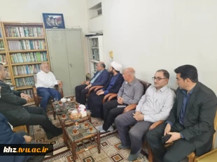 دیدار دکتر معتقد، رئیس دانشگاه ملی مهارت استان خوزستان با حاج آقا بلادیان، رئیس ستاد اقامه نماز استان خوزستان 2