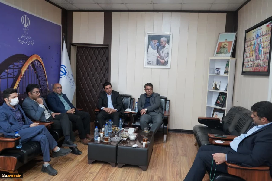 دیدار جداگانه رئیس دانشگاه ملی مهارت استان خوزستان با فرماندار اهواز و معاون سیاسیـاجتماعی استانداری خوزستان  3