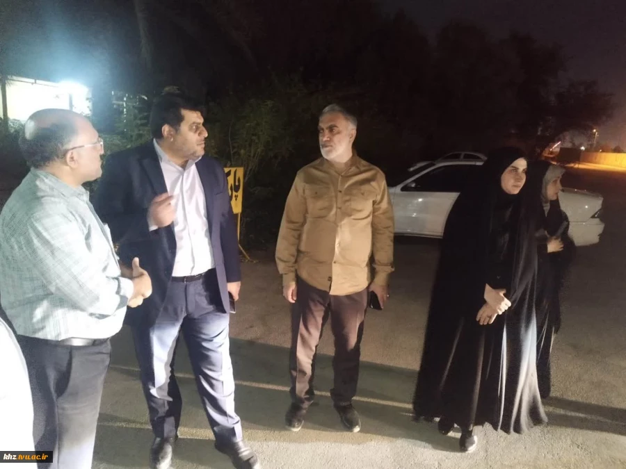 بازدید مدیر کل سیاسی استاندار و فرماندار شهرستان اهواز به همراه مدیران شهری از دانشگاه ملی مهارت واحد استانی خوزستان 4